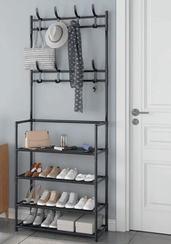 Shoe and Clothes Rack (4 Tier) - Alt View