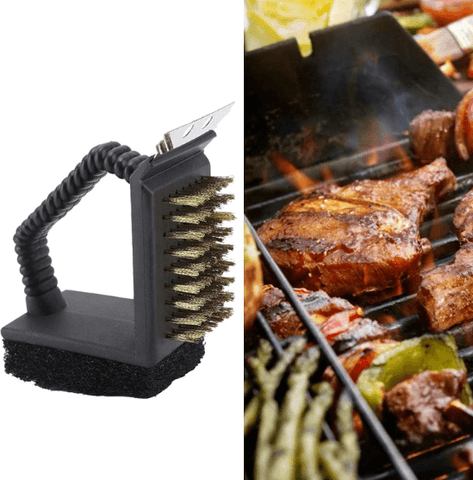 Dual Braai Cleaning Brush - Alt View