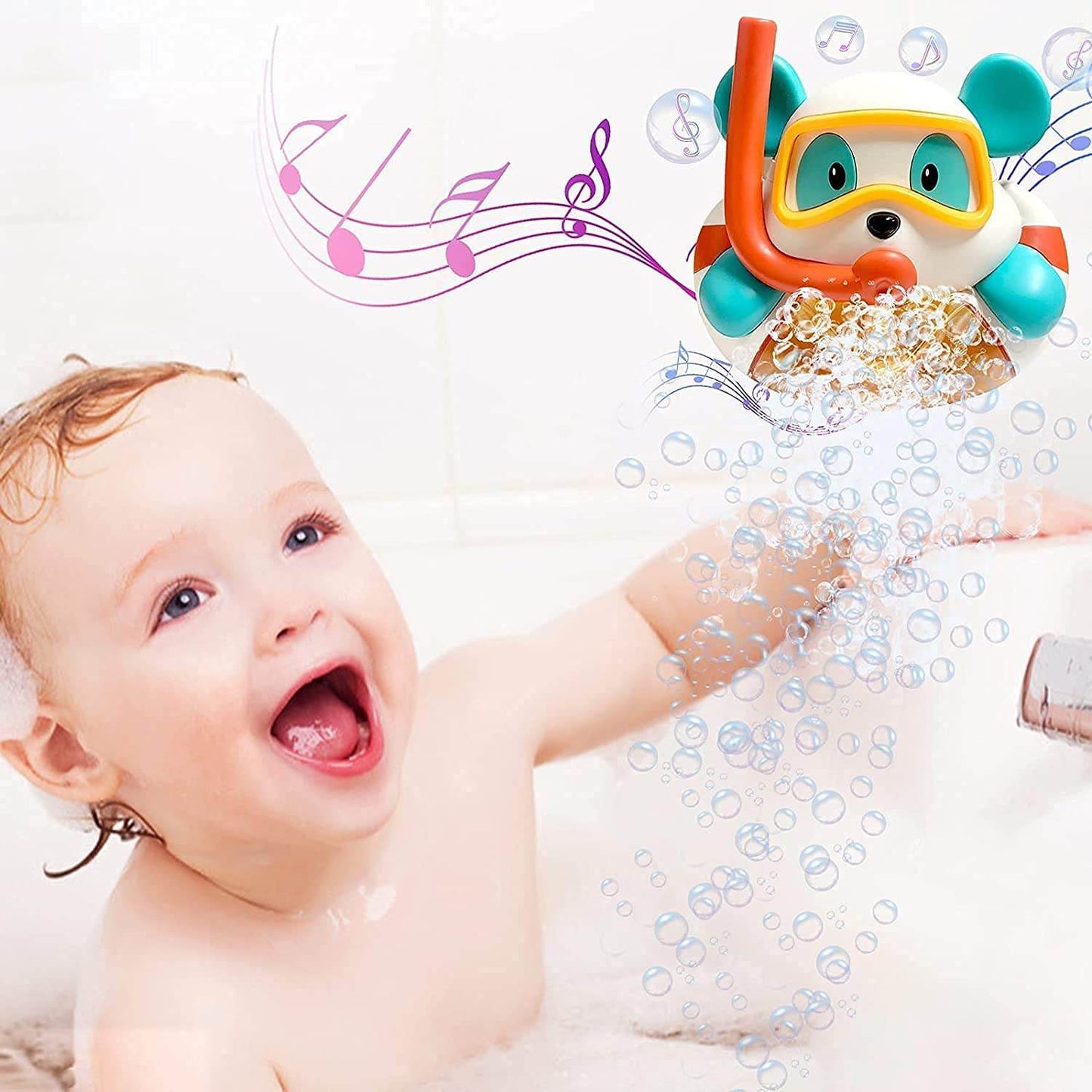 Automatic Bubble Blower Baby Bath Toy - DMC Wholesale
