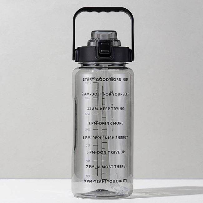 Combo: Clear Motivational Bottle (2 pcs) - DMC Wholesale