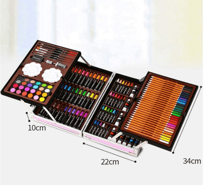 Unicorn Art Set With Aluminum Casing (145pc) - DMC Wholesale