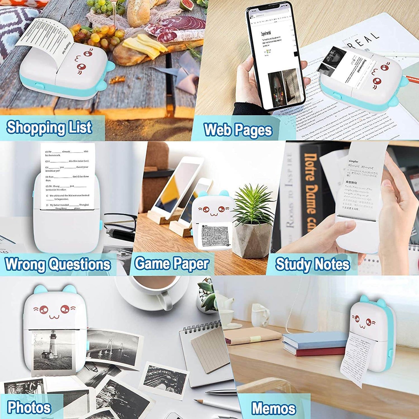 Mini Pocket Wireless Bluetooth Thermal Printers - DMC Wholesale