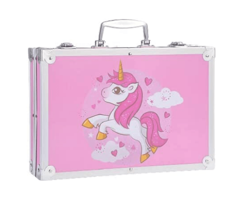 Unicorn Art Set With Aluminum Casing (145pc) - DMC Wholesale