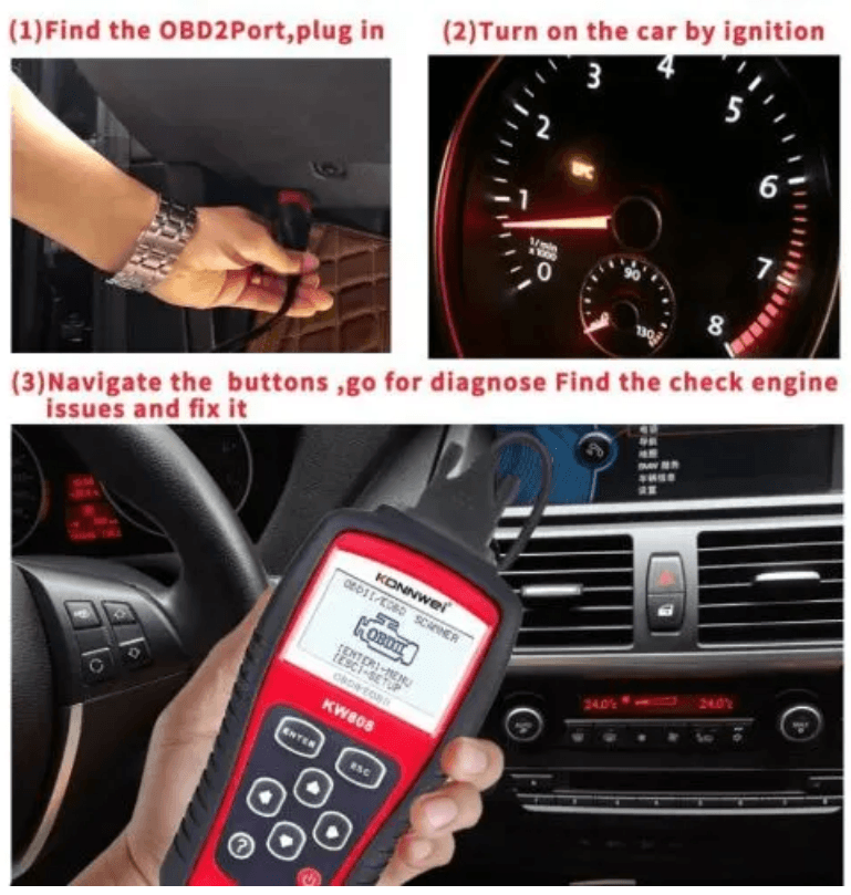 Scanner Car Code Reader Tester Diagnostic - DMC Wholesale