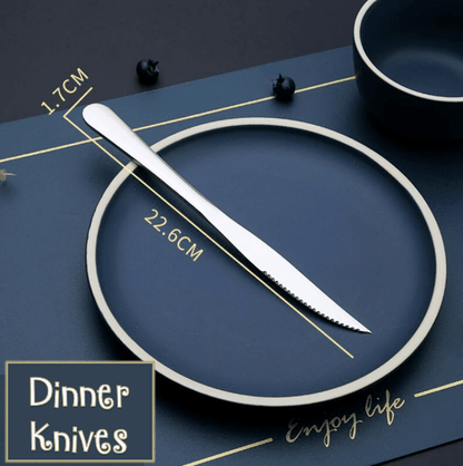 Stainless Steel Steak Knife Set (6 pcs) - DMC Wholesale