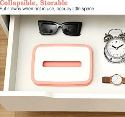 Foldable Silicone Tissue Box - DMC Wholesale