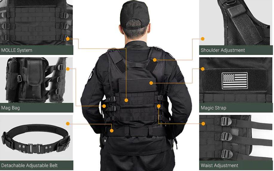 Tactical Vest For Men - DMC Wholesale