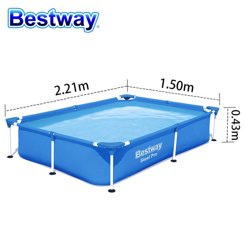 Bestway Above Ground Steel Pro (2.2m x 1.5m x 43cm) - Alt View