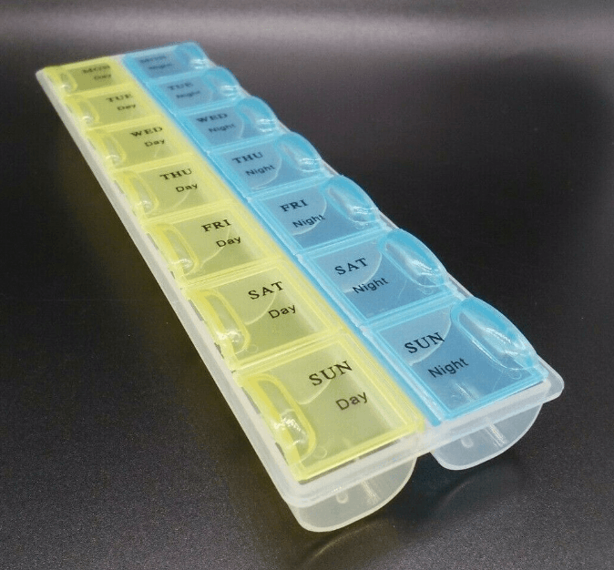 Weekly Pill Organiser (14 Compartment) - DMC Wholesale