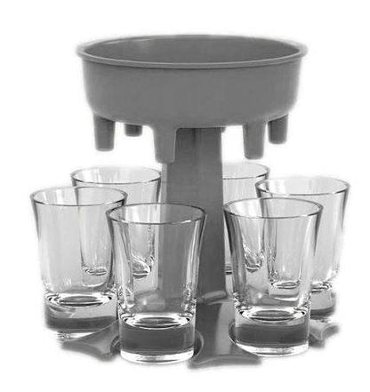 Liquor Shot Dispenser (8pcs)(Grey) - DMC Wholesale