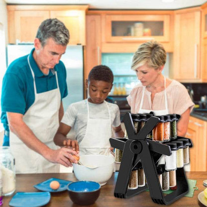 Jar Rotating Spice Rack (18 pcs) - DMC Wholesale