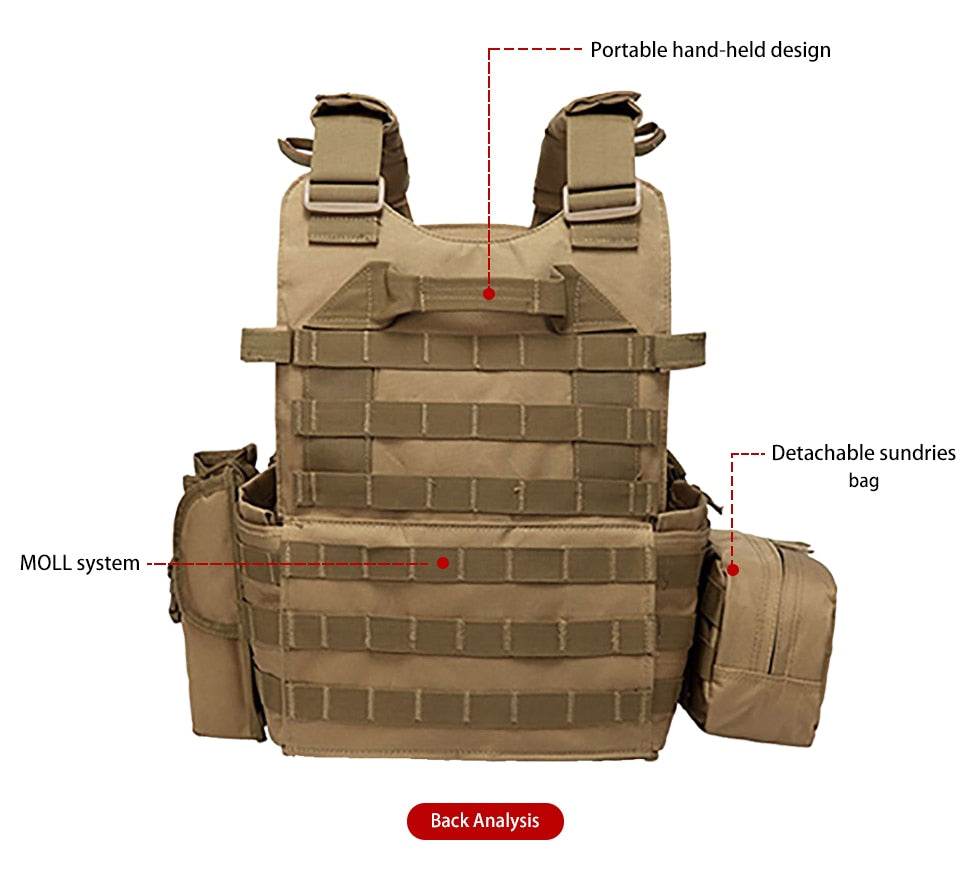 Airsoft Military Tactical Vest - DMC Wholesale