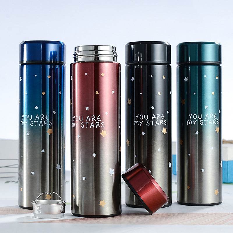 Vacuum Flask With Temperature Display (Stars)(500ml) - DMC Wholesale