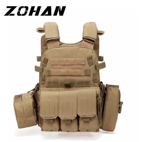Airsoft Military Tactical Vest - Alt View