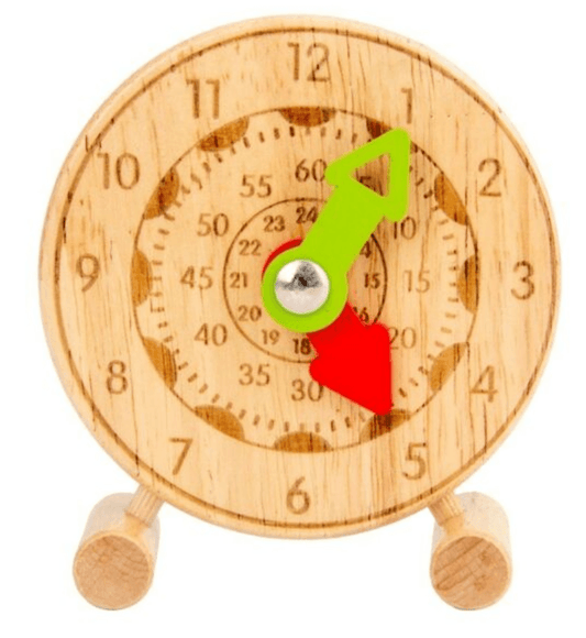 Wooden Cognitive Mini Clock - DMC Wholesale