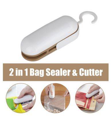 2in1 Mini Bag Sealer And Cutter - DMC Wholesale