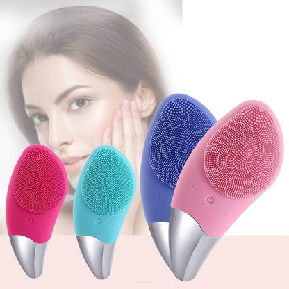 Silicone Two Tone Facial Cleansing Brush - DMC Wholesale