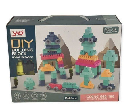 DIY Building Blocks Robot (158 pcs) - Alt View