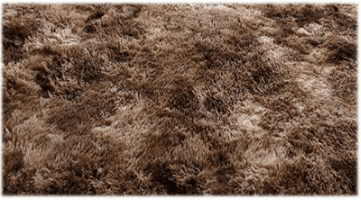Colourful Fluffy Shag Runner (Two Tone Brown) - Alt View