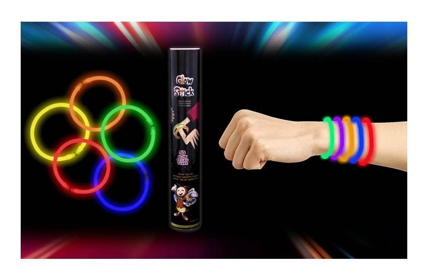 Fluorescent Glow Sticks (50 pcs) - DMC Wholesale