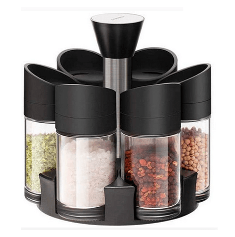 Round Spice Rack Set (6 pcs) - Alt View
