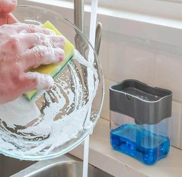 Soap Dispenser and Sponge Caddy - DMC Wholesale