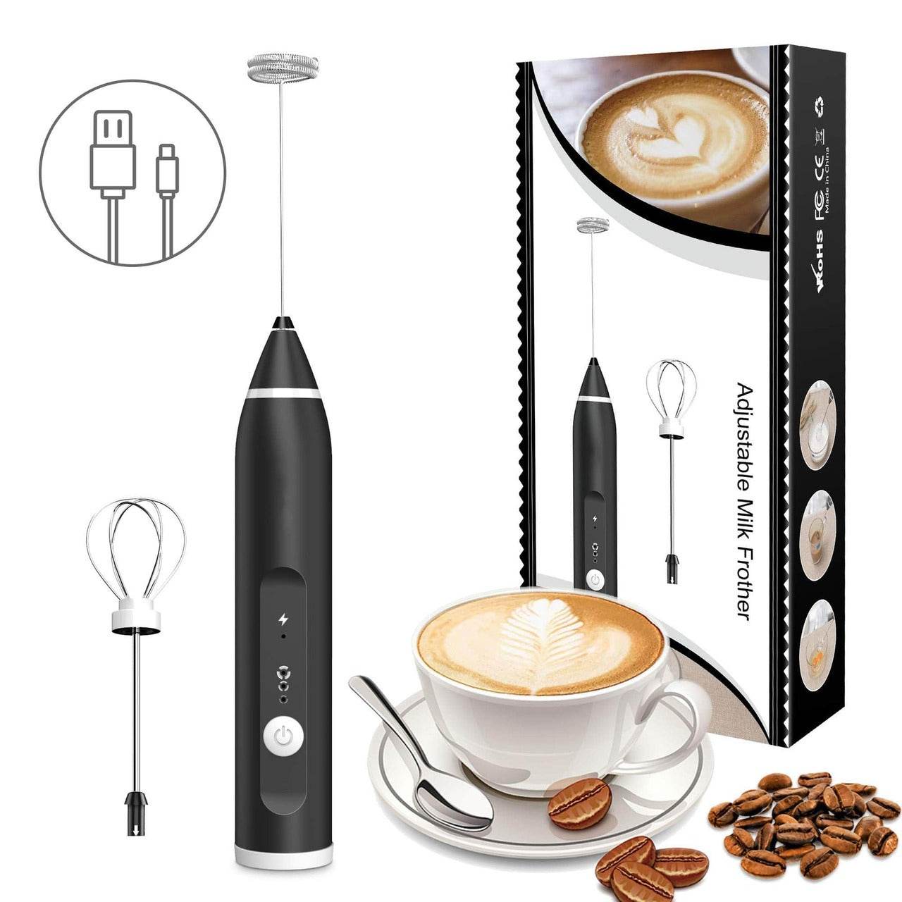 USB Rechargeable Milk Frother - DMC Wholesale