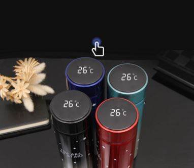 Vacuum Flask With Temperature Display (Stars)(500ml) - DMC Wholesale