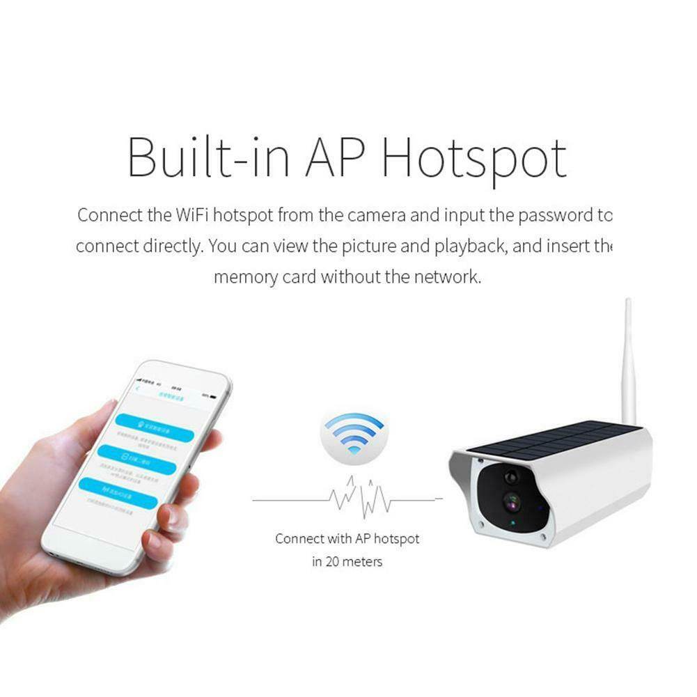 Solar Wifi 2.0mp Bullet Camera - DMC Wholesale